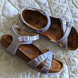 Birkenstock (Kumba) in Light Lavender Sparkle RARE